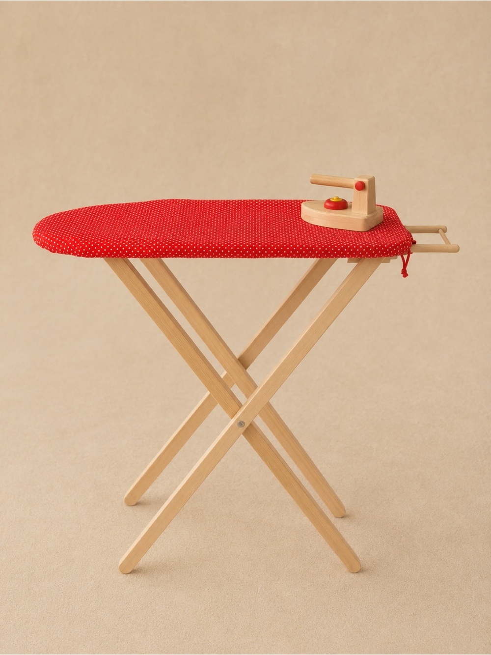 NWT Drewart Ironing Board with Wooden Iron